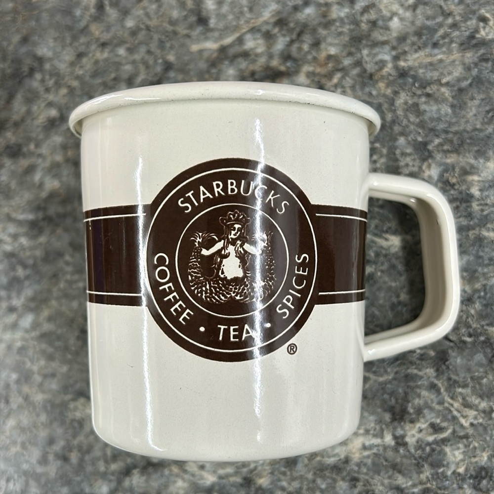 Starbucks 2016 Coffee Tea Spices Enamel Coffee Mug Cup 14 FL OZ 414 ML